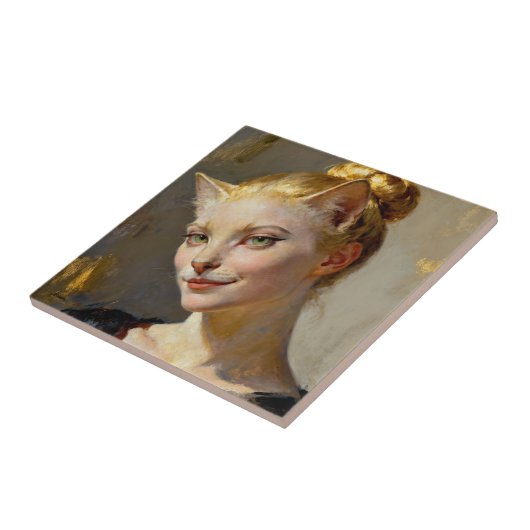 “Anya, Meticulously Content” – A Feminine Feline  タイル (側面)