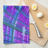 ANYA to Purple Green Blue ～オリジナル～ キッチンタオル (四つ折り)