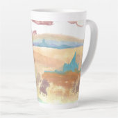 AnyaCが呼吸する空気 カフェラテマグ (右アングル)