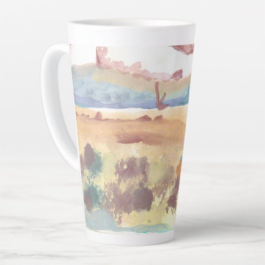 AnyaCが呼吸する空気 カフェラテマグ (左アングル)