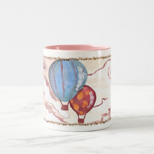 AnyaCが呼吸する空気 ツートーンマグカップ (中央)