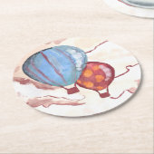 AnyaCが呼吸する空気 ラウンドペーパーコースター (アングル)