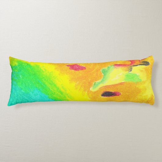 AnyaCによる熱抽象芸術 ボディピロー (正面)