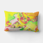 AnyaCによる熱抽象芸術 ランバークッション (裏面)