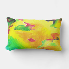 AnyaCによる熱抽象芸術 ランバークッション