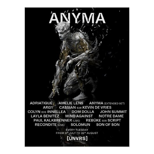 Anyma - [UNVRS] Poster ポスター (正面)