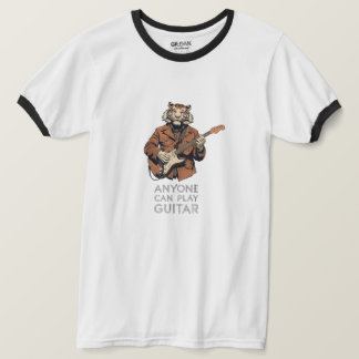 anyone can play guitar T-Shirt Tシャツ