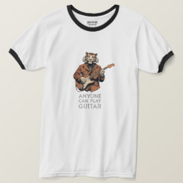 anyone can play guitar T-Shirt Tシャツ