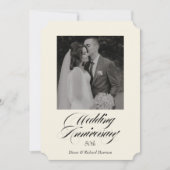 Any's 結婚 Anniversary Photo招待状 招待状 (正面)