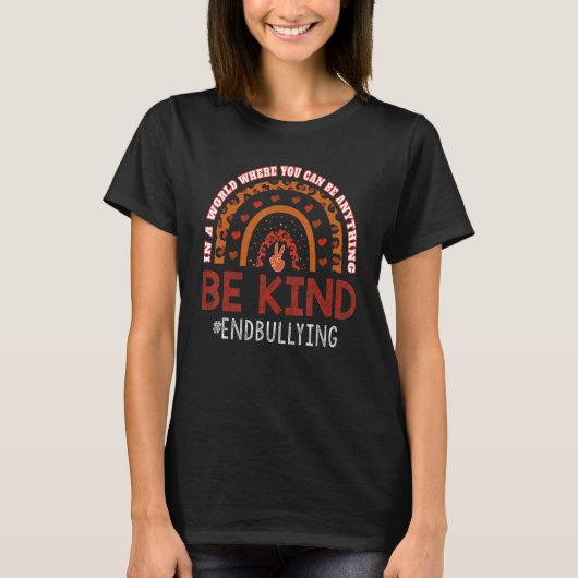Anything kind Rainbow Be優しい認識度For Un Tシャツ (正面)