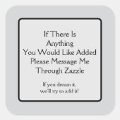 Anything to Add? スクエアシール (正面)