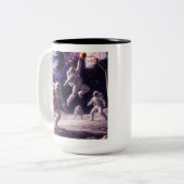 Anytime Anywhere For Basketball ツートーンマグカップ (正面左)