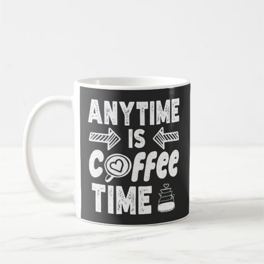 Anytime Is Coffee Time、コーヒー恋人ヴィンテージ コーヒーマグカップ (左)