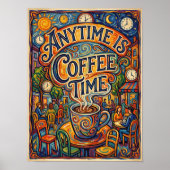 anytime is coffee time ポスター (正面)