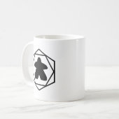 Anytime Melpleブラックアートマグ コーヒーマグカップ (正面左)