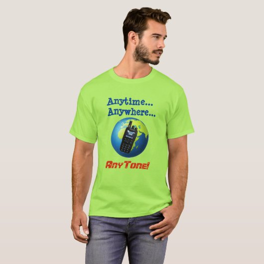 AnyTone hamラジオファン Tシャツ (正面フル)