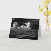 Anza-Borrego上の雲は、ca. 1966年捨てます カード (黄色い花)