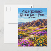Anza-Borrego Desert State Park California ポストカード (正面/裏面)