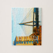 Anzac Bridge Sydneyオーストラリア ジグソーパズル (縦)