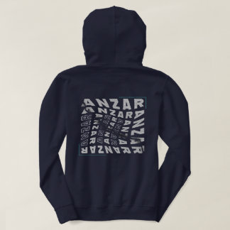 Anzar Streetwear Twisted Typography Amazigh パーカ