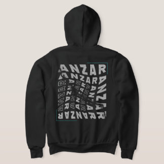 Anzar Streetwear Twisted Typography Amazigh パーカ