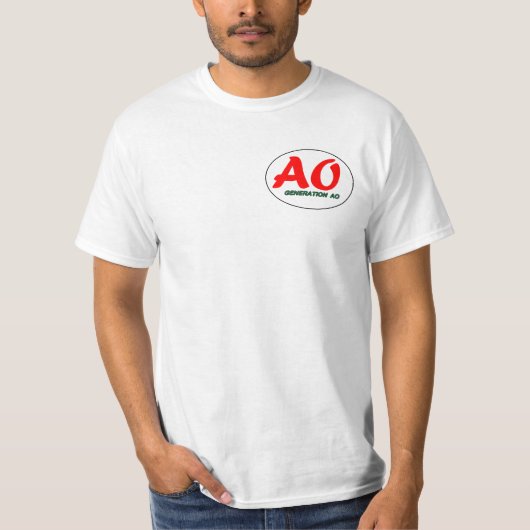AO世代Tシャツロゴ Tシャツ (正面)