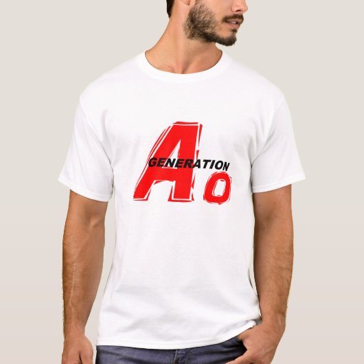 AO世代Tシャツ Tシャツ (正面)