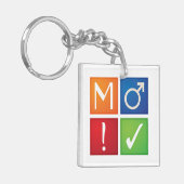 ao3バッジアイコンkeychain キーホルダー (正面左)