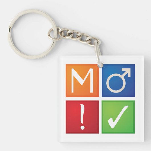 ao3バッジアイコンkeychain キーホルダー (正面)