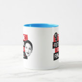 AOCは未来女性です マグカップ (中央)