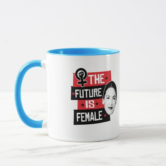 AOCは未来女性です マグカップ (左)