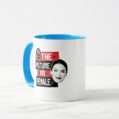 AOCは未来女性です マグカップ (正面左)