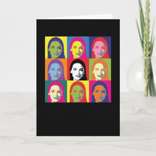 AOCアレクサンドリアオカシオコルテスレトロヴィンテージアポップ・アートのート カード (正面)