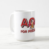 AOC大統領 コーヒーマグカップ (正面左)