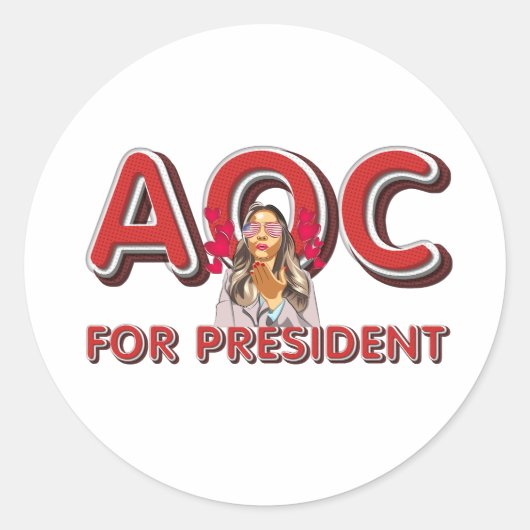 AOC大統領 ラウンドシール (正面)