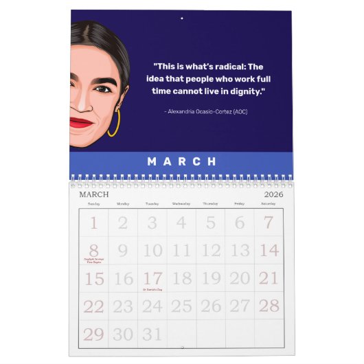 AOC引用文 – アレクサンドリアオカシオ – コルテス引用文 カレンダー (3月 2026)