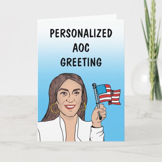 AOC オーダーメイド グリーティングカード (正面)
