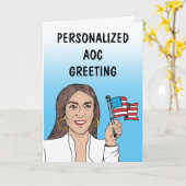 AOC オーダーメイド グリーティングカード (黄色い花)