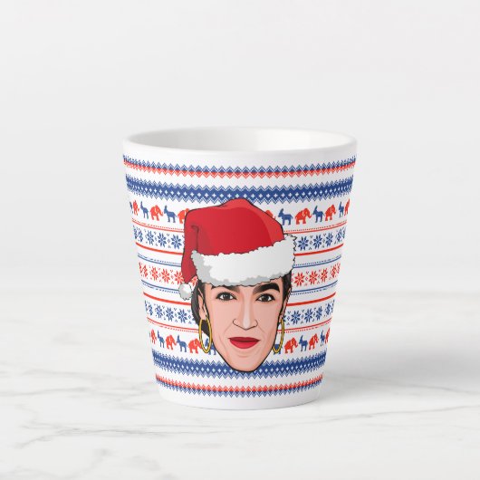 AOC クリスマス カフェラテマグ (正面)