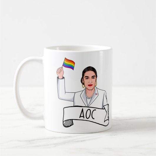 AOC プライド コーヒーマグカップ (左)