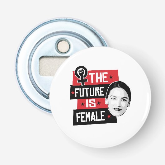 AOC 未来は女性 栓抜き (正面)