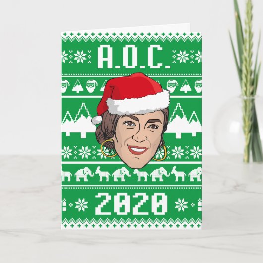 AOC 2020 クリスマスプレゼント カード (正面)