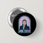 Aoc 2024アメリカヴィンテージ 缶バッジ (正面&裏面)