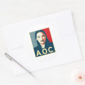 AOC 2024 宣伝グッズ ラウンドシール (封筒)