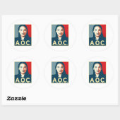 AOC 2024 宣伝グッズ ラウンドシール (シート)