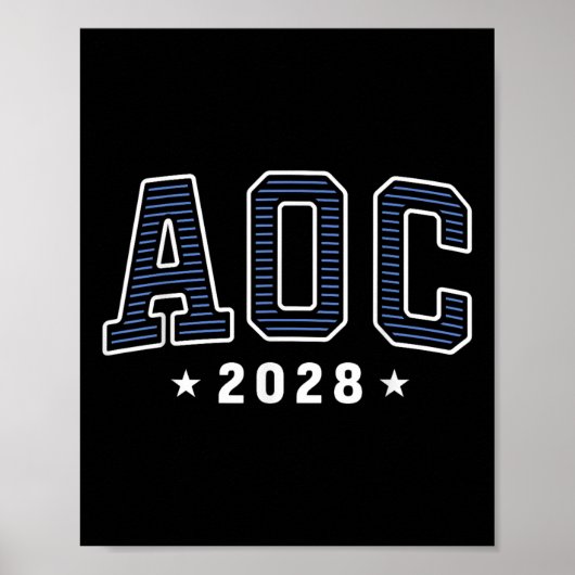 Aoc 2028シンプル名門私立校風の大学 ポスター (正面)