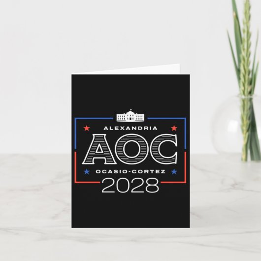 Aoc 2028ホワイトハウス長袖 カード (正面)