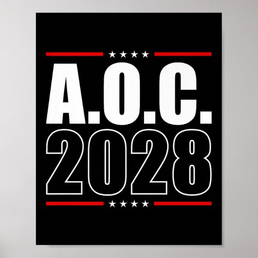 Aoc 2028 A.O.C. 2028大統領選挙 ポスター (正面)