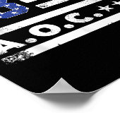 Aoc 2028 A.O.C. 2028米国国旗 ポスター (角)