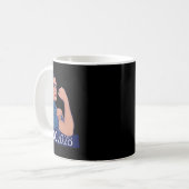 Aoc 2028 Alexandria Ocasio Cortez 2028長袖 コーヒーマグカップ (正面左)